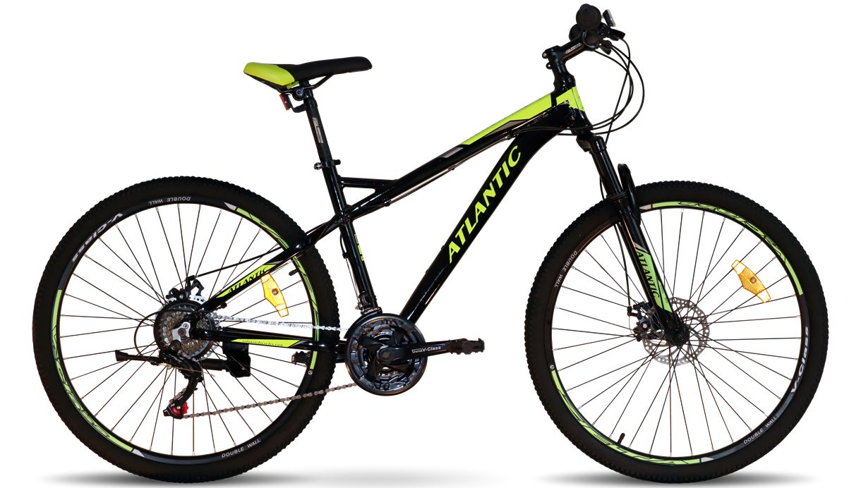 Велосипед Atlantic Rekon NX 27,5" размер M рама 17" 2022 черно-зеленый